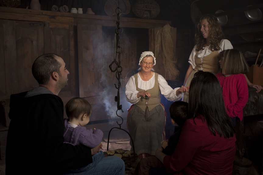 Highland Village Storytelling in Blackhouse